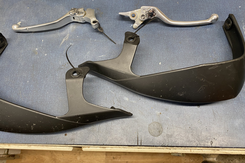 Levers and hand guards